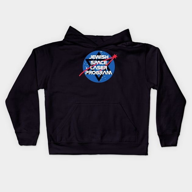 Jewish Space Laser Kids Hoodie by RansomBergnaum